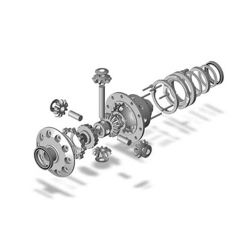 LTG Differential E-Locker Dana 44 3.73 and Down 30 Spline